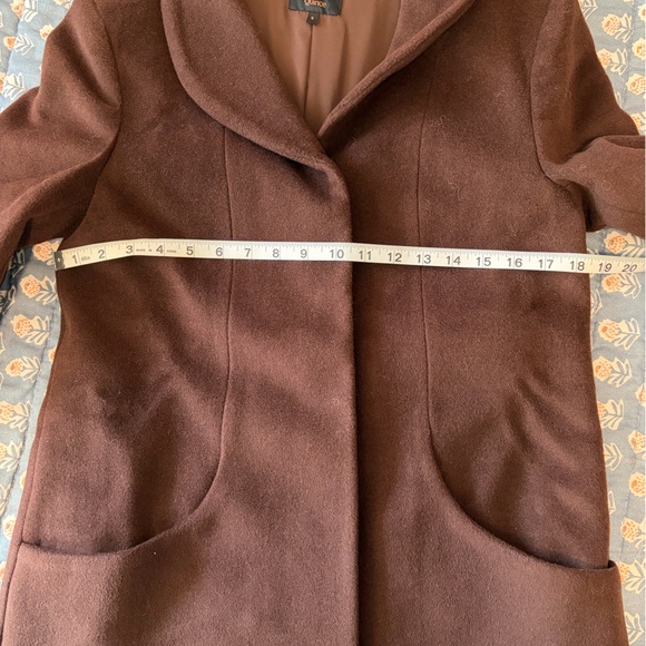 ☁️ NWT Quince Wool Cashmere Cocoon Coat – Size Small (Sold Out, Chocolate Brown) - Picture 13 of 14